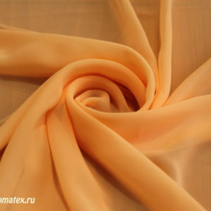 Ткань пляжная Шифон однотонный цвет персиковый