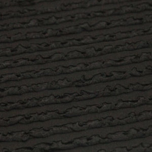 Ткань трикотаж рюши цвет черный