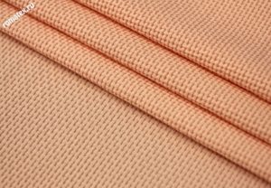 Ткань для пиджака Трикотаж жаккард «Хасир» цвет персиковый