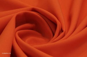 Ткань габардин цвет оранжевый