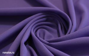 Ткань креп шифон цвет фиолетовый