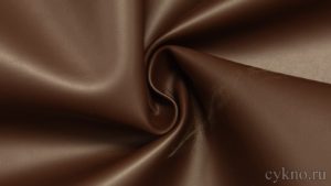 Ткань обивочная Кожзам стрейч цвет шоколад