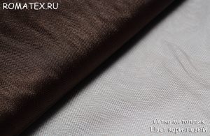 Ткань сетка металлик цвет коричневый